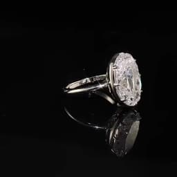 Wong Rain Luxury 925 Sterling Silver Oval Cut 10 * 15 MM Lab Sapphire High Carbon Diamonds Ring Wedding Engagement Fine Jewelry