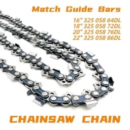 Economical Full Chisel Chain 0.325" 1.5mm 64 72 76 86 Drive Links Are Available for Chainsaw