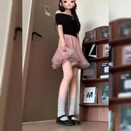 Polka Dot Mesh Cake Skirt Women Summer High Elastic Waist A-line Short Skirts for Woman Sweet Ballet Style Ruffles Puffy Skirt