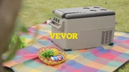 VEVOR Car Refrigerator 55L Compressor Portable Small Refrigerator Car Refrigerator Freezer Car Truck RV Yacht Cooler