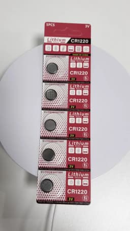100-500Pcs CR1220 Batteries 3V Lithium Coin Cell CR 1220 Battery High Capacity For Watches Healthcare Devices Calculator Etc
