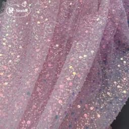 35Color .Beaded Symphony Sequins 3D Lace Fabric, Shiny Bridal Dress, Bridesmaid Dress,DIY Home Curtain,RS3455