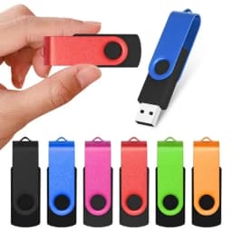 USB 32GB Flash Drive 16GB Memory Stick Metal Jump Drive Swivel Pendrive Portable 64 128 GB Cle USB 2.0 Pen Drives