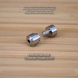 1piece Titanium Alloy Diy Push Knife Nail Screw for BM Bugout 535 Push Knife Rivet Screw Pushing Modified Parts