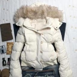 American Retro Fur Collar Warm Solid Color Women Hooded Cotton Coat Ins Winter Loose Casual Slim Cotton Coat Jackets
