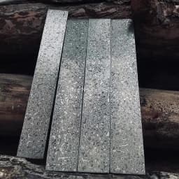DIY Knife Making Damascus Steel Spiral Texture Sandwich Pattern Steel Knife Blade Blank Kitchen Knife Heat Treatment 250x40x4mm