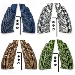 1Pair CZ75 G10 Handle Grips Patches for CZ 75 Full Size, SP-01 Series, Shadow 2, 75B BD, With Screws Included DIY Making Scales