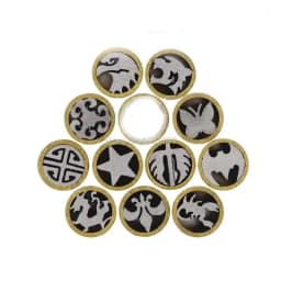 1pc Mosaic Rivets for Knife Handle Diameter 6mm Mosaic Screw Nail for DIY Knife Handle Material Brass Tube Length 45mm