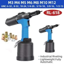 Pneumatic Riveter Automatic Rivet Nut Gun RL-6312 Industrial Hydraulic Quick Riveting Nut Tool M3 M4 M5 M6 M8 M10 M12
