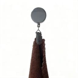 1pcs Automatic Retractable Towel Rack Self-Adhesive Wall-Mounted Hand Towel Holder Clips Bathroom Kitchen Organiser