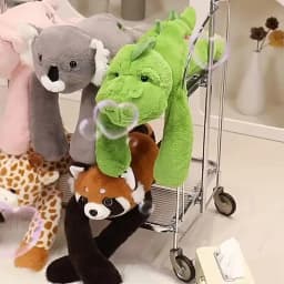 30/65cm Cute Long Arm Stuffed Animal Arm Weighted Soft Plush Pillow Raccoon Koala Bear Sloth Dinosaur Gift for Boys and Girls