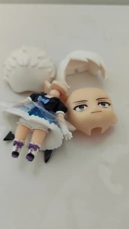 Ob11 GSC DOLL Clay white model hair doll accessories