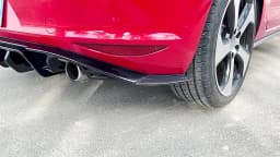 For VW Golf 7 MK7 ordinary/GTI/GTD 2013-2016 Car Rear Bumper Lip Diffuser Chin Tuning Spoiler with Lights Accessories Body Kits