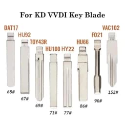 KeyDiy Xhorse VVDI JMD KD Replacement Metal Uncut Blank Blade Universal Remote Flip Blade For Subaru Toyota BMW VW Ford