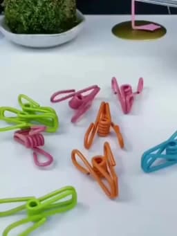 New Mini Bag Sealing Clip Kitchen Storage Food Snack Seal Sealing Bag Clips Portable Sealer Clamp Metal Tool Kitchen Accessories