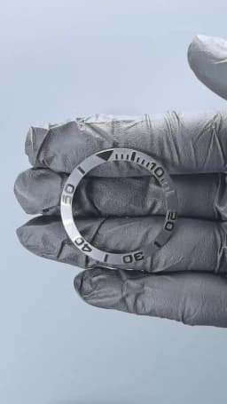 MDV-106 Watch Bezel Insert Watch Ring For Casio Duro Swordfish Yacht MDV106/107 convex type 41x32.8mm ceramic chronoring parts
