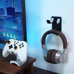 No Drilling Wall Mounted Game Controller Bracket Universal Game Controller Hanger Rack Holder for For Steam Controller2/PS5/PS4