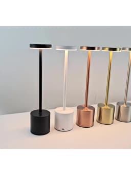 Portable LED Cordless Touch Table Lamps Rechargeable Desk Lamp 3Colors Adjustable Bedside Creative Ambient Light for Room Decor