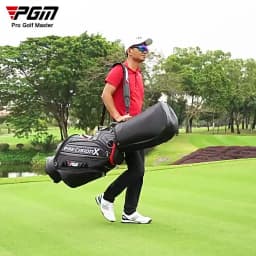 PGM Men Golf Bags PU Waterproof Large Capacity Standard Bag Hold 14 Clubs QB034