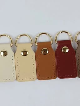 Hand Sewn Genuine Leather DIY Square Head Bag Pieces Replacement Strap Connectors Bag Buckle Accessories