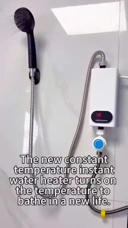 RYK-008 Electric Kitchen Bathroom Water Heater Tap Instant Hot Water Faucet Heater Cold Heating Faucet Tankless Instantaneous