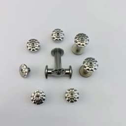 10sets M4 Plum Blossom Head Screw for Knife Handle Nail Modified 416 Stainless Steel Screws Knife Embryo Making Accessories