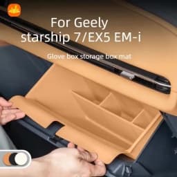 For Geely Starship 7/EX5 EM-i Glove Box Storage Box Co-pilot Storage Pocket Auto Interior Accessories Passenger Storage Pocket