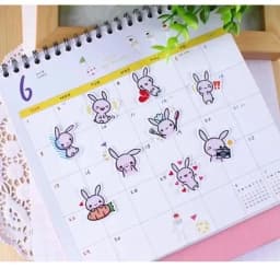 40pcs Creative Kawaii Cute Self-made Rabbit Baby Scrapbooking Stickers /decorative Sticker /DIY Craft Photo Albums