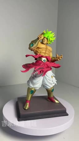 Dragon Ball Handmade Broken Circle Brolli GK Super Saiyan Statue Anime Trendy Play Desktop Model Pendulum