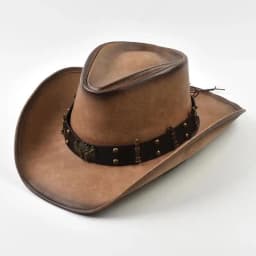 100% Leather Western Cowboy Hat Men Wide Brim Gentleman Church Jazz Cap Cowgirl Hats Sombrero Hombre
