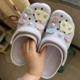 Cute Cat & Fish Shoe Charms 12 Pcs DIY Decorations for Girls Clogs Garden Sandals Gift, No Fasteners Included