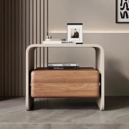 Nordic Luxury Night Table Aesthetic Trendy Storage Design Nightstand Unique Glamour Mesas Noches Dormitorio Bedroom Furniture
