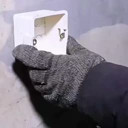Quick Square Punching Machine Electric Metal Slot Cutter for 86 Wire Box Cable Tray Drywall Wall Hole Opener Home Installation