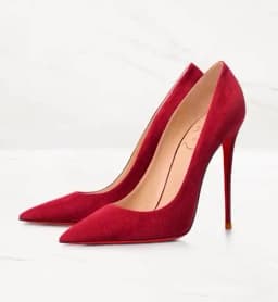 Anti Suede Black High Heels, Women's Pointed Thin Heels, New High-end Commuting Work Shoes