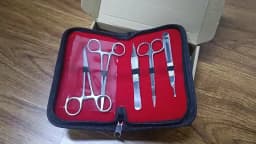 Suture Practice Kit Reusable Silicone Skin Suture Pad Surgical Training Complete Suture Instrument Set Teaching Model tool