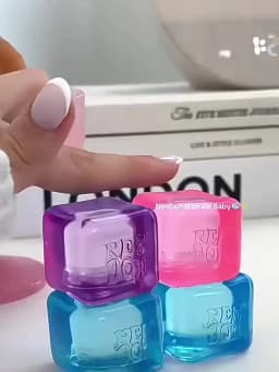 Needoh Cube Drip Fidget Sensory Toy Maltose TPR Mello Mallo Snow Ball Press Doh Change Color Relief Anxiety Focus Calm Down Gift