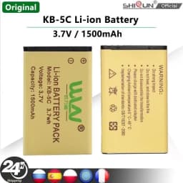 KB-5C Battery 1500mAh 3.7V Li-Ion Battery For WLN KD-C1 Walkie Talkie KD-C2 KD-C10 KD-C50 KD-C51 KD-C52 RT22S RT15 NK-U1 X6 RT22