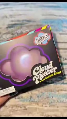 @Needoh Cloud Pleaser Slow Rising Squishy Stress Relief Squishy Cube Anti-Anxiety Squeeze Object For Focus ADHD Population
