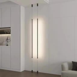 2026 for Slim Line Floor Light LED Pendant Lamp Suspension Hanging for Living Room Bedroom Modern Minimalist Ceiling Lighting
