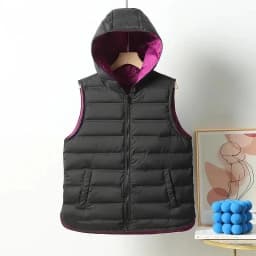Ultra Light Down Vest for Women Seamless Winter Outwear White Duck Down Short Coats Lightweight Sleeveless Jacket Women VT-303