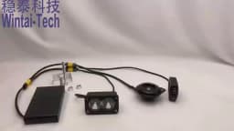 Baja Light Kit with Battery Pack 3-Pin MR60 Connector and Horn Set Fit for Wintai-Tech China Off-Road Vehicle Modification Parts