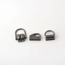 10/50/100PCS Metal Bag Side Hanger Square Ring For Handbag Strap Side Carabiner Clip Hook Chain Connector Buckle Accessories