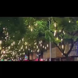 45cm Meteor Shower 8 LED Tubes Waterproof 5V USB Warm Blue RGB LED String Lights for Outdoor Holiday Christmas Tree Decoration