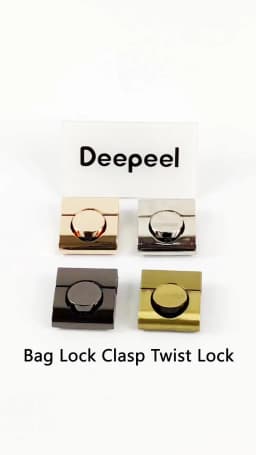 1-5Pcs 33x34mm Bag Lock Snap Buckle Metal Handbag Clasp Purse Closure Flap Wallet Decorative Latch Leathercraft Repair Hardware