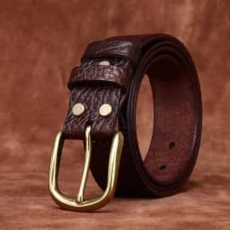 3.8CM Pure Thick Cowhide High Quality Genuine Leather Belts for Men Brand Strap Male Brass Buckle Business Jeans Cowboy Cintos