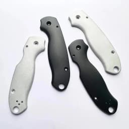 1pair Aluminum Alloy Grip Handle Scales for Genuine spider Para3 C223 Knife DIY sliding surface Patch Modification Accessories