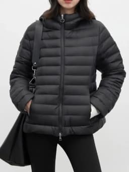 CHIC VEN Women's Down Coats Solid Hooded Female 90 White Down Jacket Slim Lightweight Warm Casual Overcoat Autumn Winter 2026