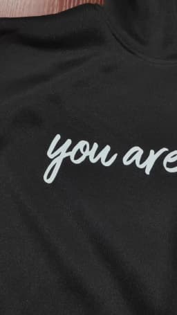 You Are Enough Dear Person Behind Me Two Sided Hoodie Back and Front Hoodie Positivity Sweatshirt Suicide Prevention Sweatshirt