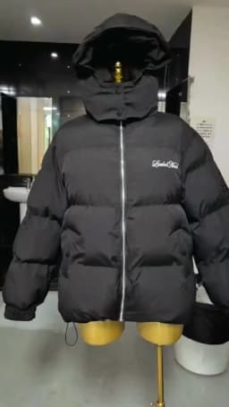 Y2K Water-reactive Fabric Cotton Thick Warm Coat Men's Vintage Zip Up Outerwear Casual Jacket Streetwear Fashion Parkas Clothing