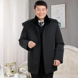 Warm New Style Men's Down Coats And Parkas Removable Inner Padding Puffer Jackets Winter Man White Goose Down Jacket HWY131588